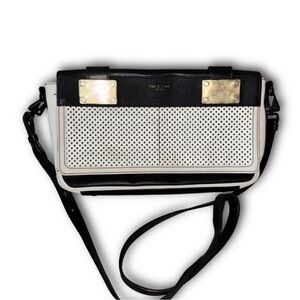 rag & bone Goop Pilot Clutch in the perforated leather